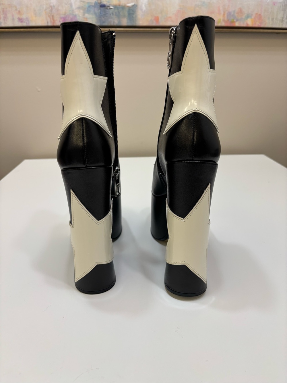 Marc Jacobs The Star Patchwork Kiki Platform Boots - Picture 4 of 10